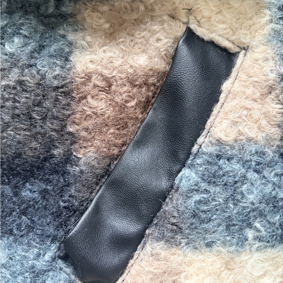 Knox Rose Cream, Brown, Blue and Tan Wool-Blend Jacket - Size M - Picture 4 of 8